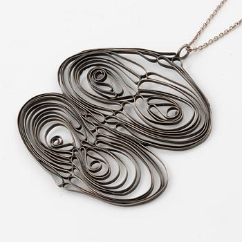 Liisa Vitali, pendant, silver, "Cat Paws", N. Westerback, Helsinki 1969.