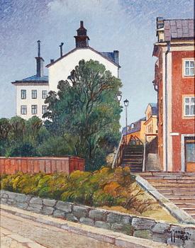 STIG JONZON, olja på duk, sign o dat 1982.