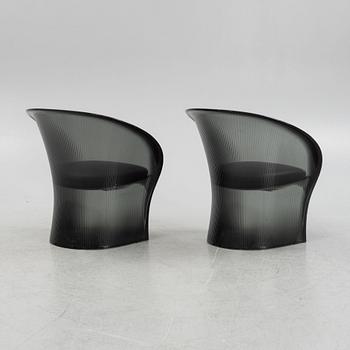 Pierre Paulin, a pair of 'Flower chair' armchiars, Magis.