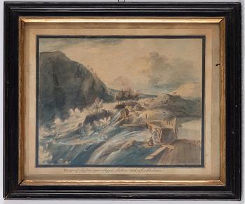 Johan Fredrik Martin, Ten scenes from the waterfalls at Trollhättan, Sweden.
