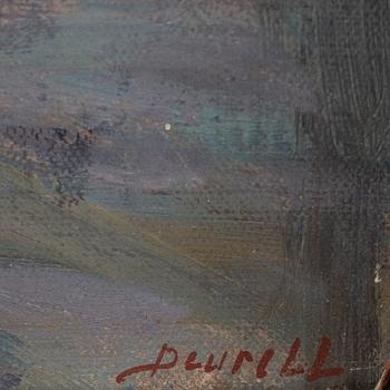 SVEN DEURELL, oil on panel, signed.