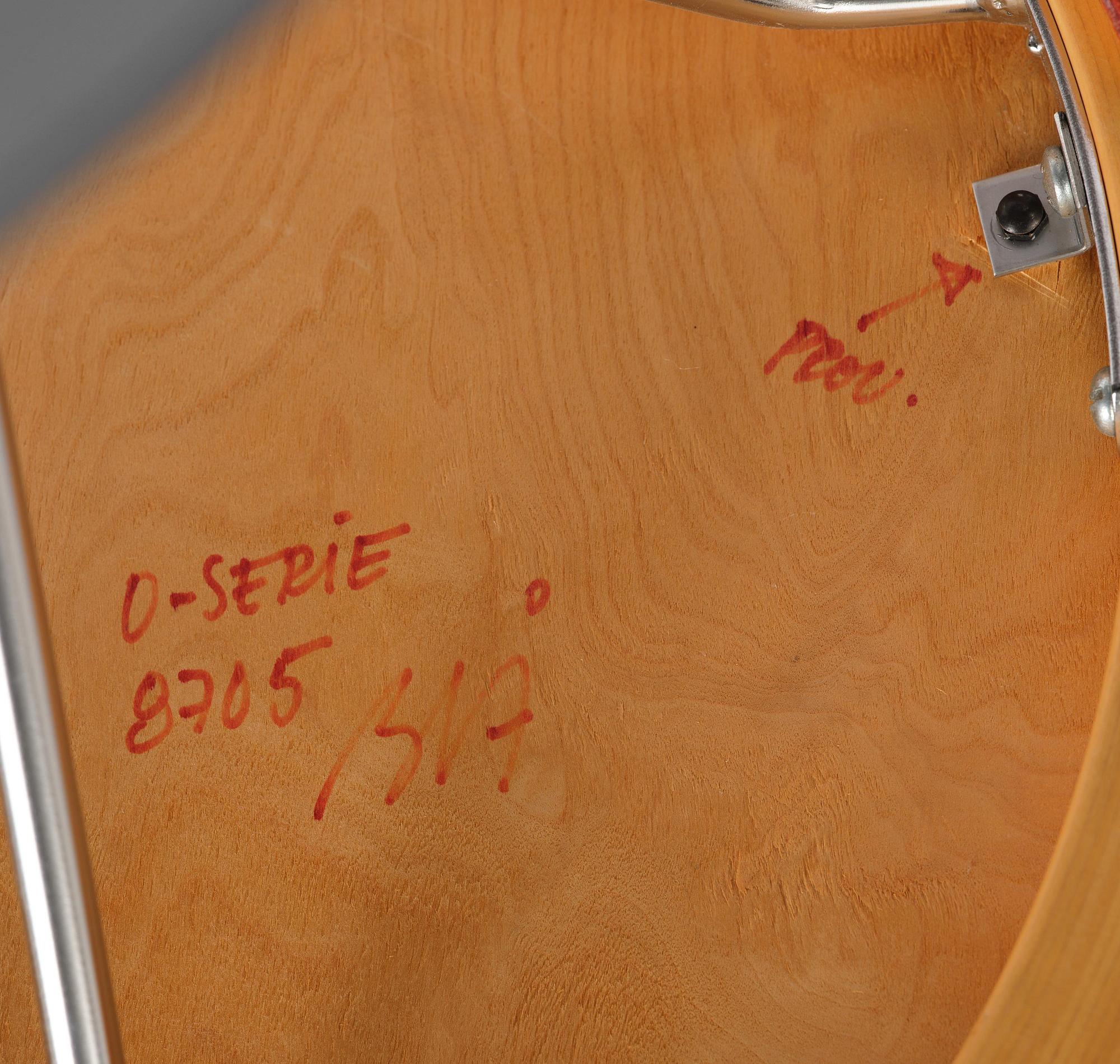 Börge Lindau, a prototype “Hövding” chair, from the Oblado series, Blå Station, Åhus, 1980s.