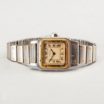 Cartier, Santos Carree, wristwatch, 24 x 24 (35) mm.