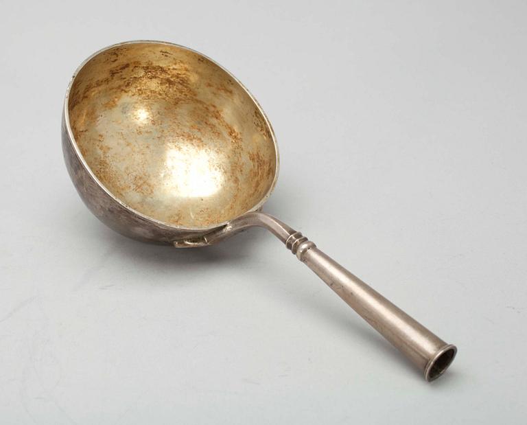 FÖRLÄGGARE, silver Johan Lindroos, Kristinestad 1844-1872. Vikt 120g.