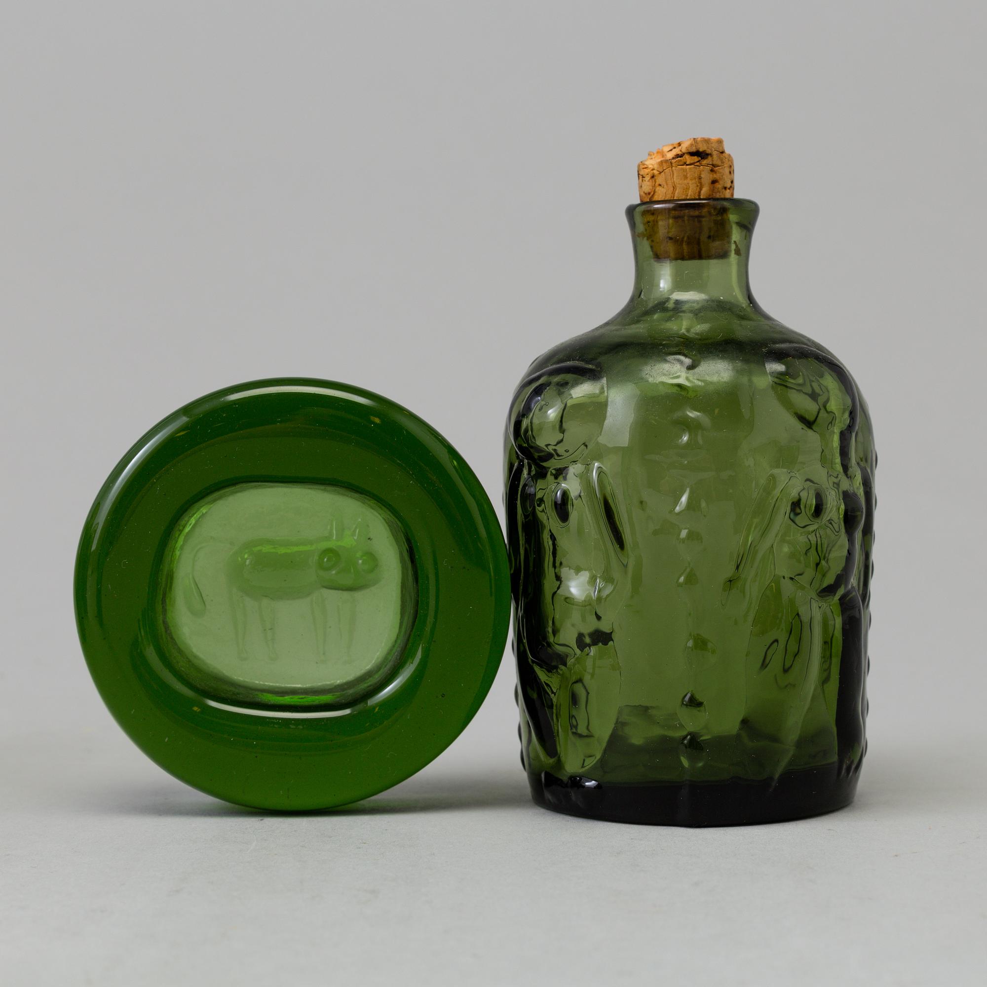 ERIK HÖGLUND, glas, 12 delar, Boda.
