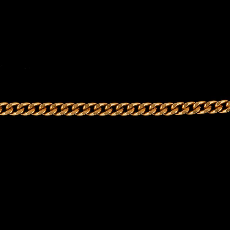HALSBAND / KEDJA, 18k guld. Vikt ca 13 gram.