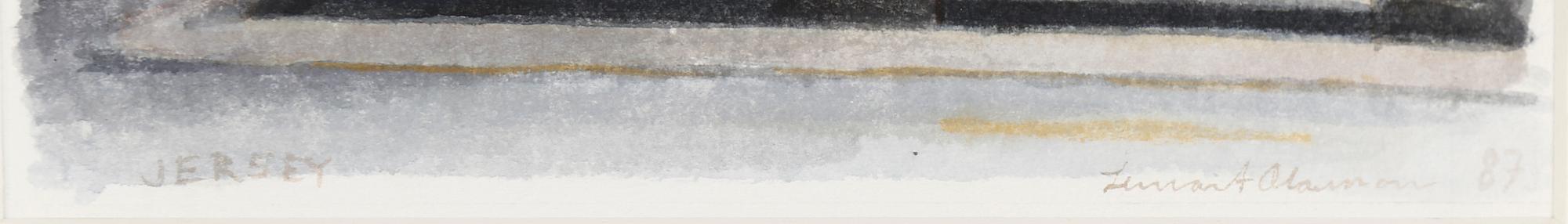 LENNART OLAUSSON, akvarell, signerad, daterad -87.