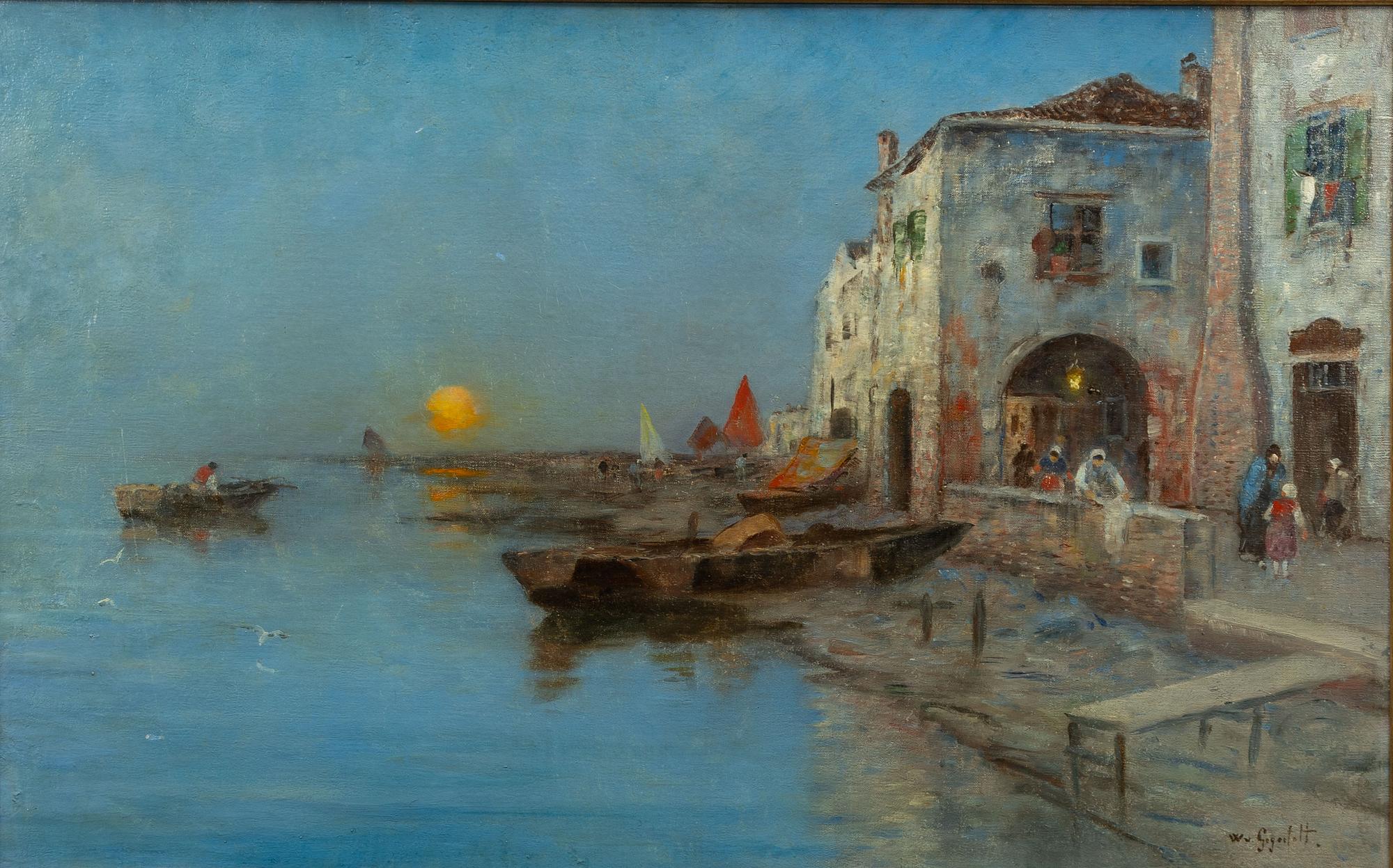 Wilhelm von Gegerfelt, Evening Mood, Venice.