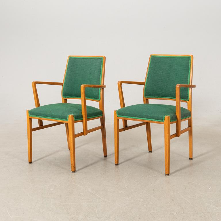 Armchairs, a pair, Skaraborgs Möbelindustri Tibro 1950s/60s.