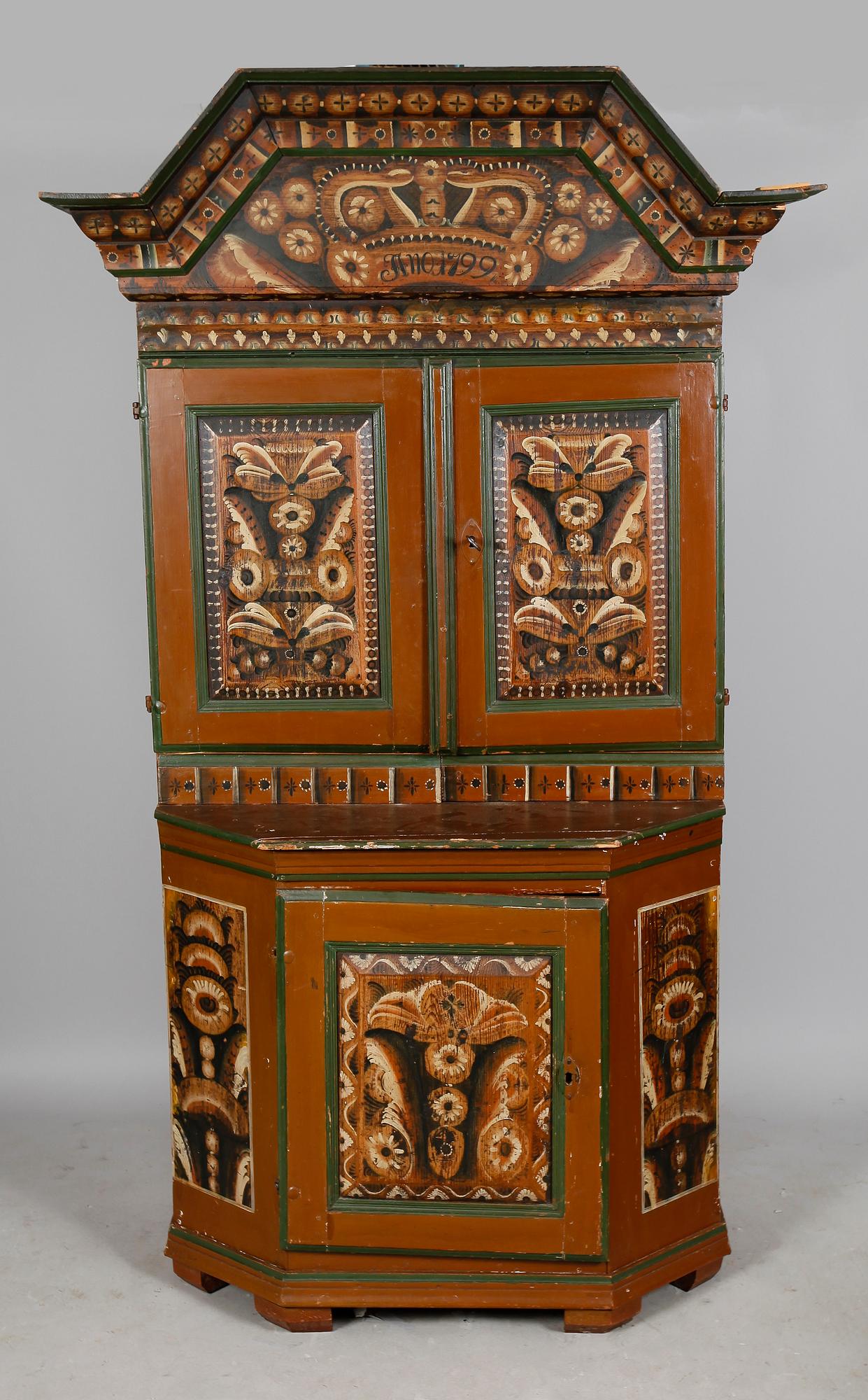 SKÅP, allmoge, 1800-tal.