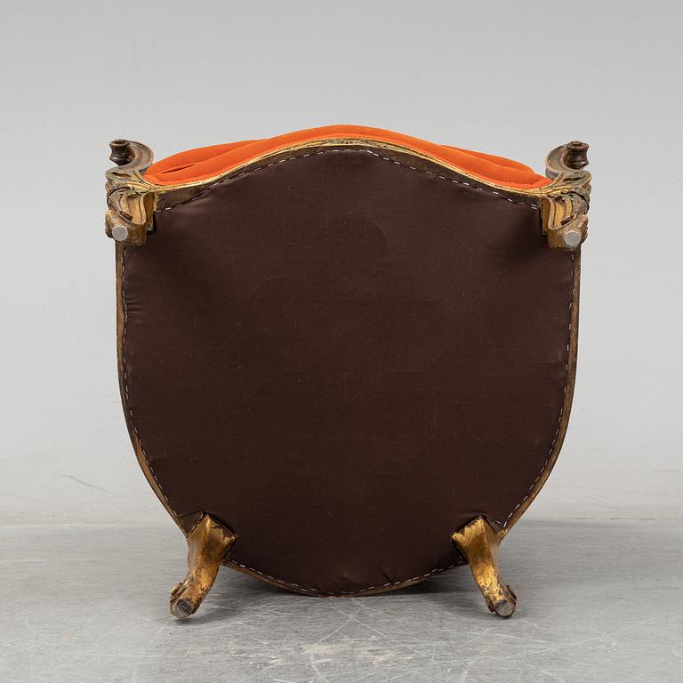 An early 20th century armchair, possibly France.