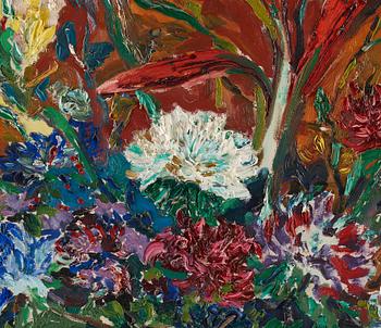 Albin Amelin, Still life with flowers.