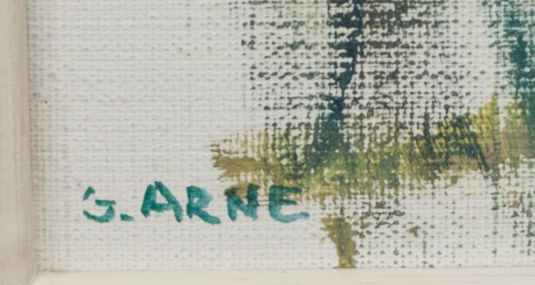 GUSTAV ARNE, olja på duk, signerad.