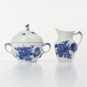 Royal Copenhagen, a 'Blue Flower' 50-piece dinner and coffee service,, Denmark.