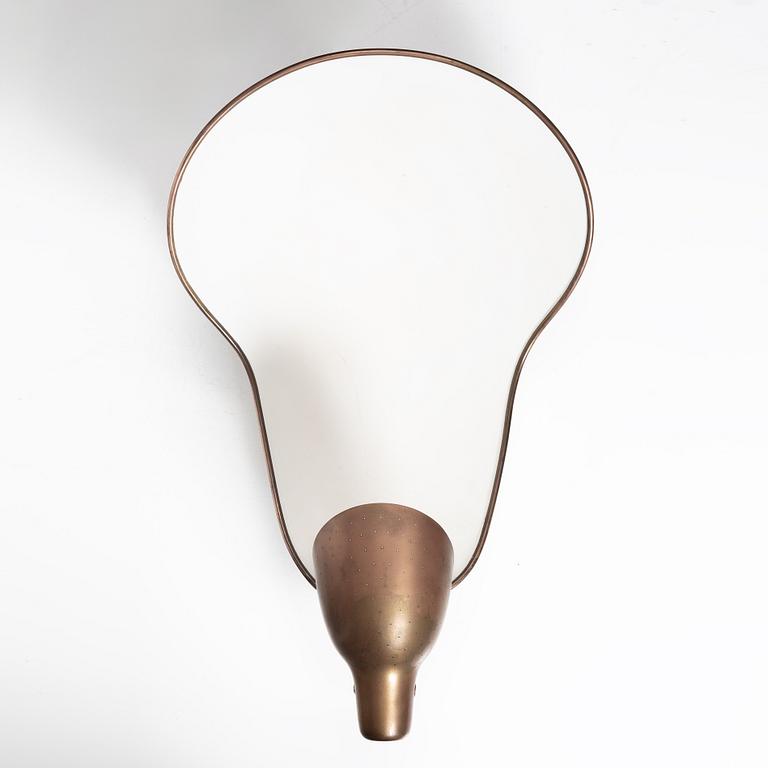 Carl-Axel Acking, wall lamp, model "5017", Bröderna Malmströms Metallvarufabrik, Malmö, 1940s.