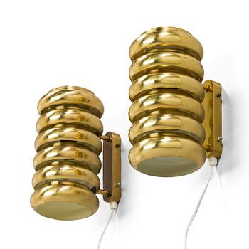 Kai Ruokonen, a pair of 1970s wall lights for Lynx Ltd.