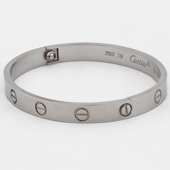 A Cartier "Love" bracelet.