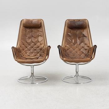 Bruno Mathsson, a pair of 'Jetson' armchairs for Dux, 1970's.