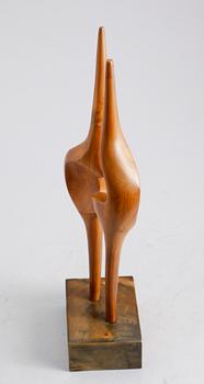 BO FJAESTAD, skulptur, trä, signerad och daterad-73.