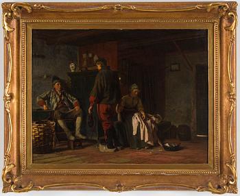 FERDINAND FAGERLIN, oil on canvas, signed Ferd. Fagerlin DF (Düsseldorf) and dated -79.