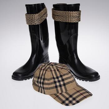 SKOR och HATT, Burberry.