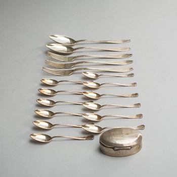 PARTI SILVER, bland annat OLn Linköping, 1917. Vikt ca 370g.