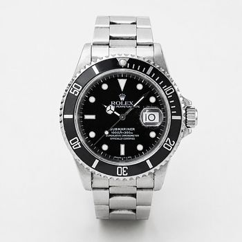 Rolex, Submariner, wristwatch, 40 mm.