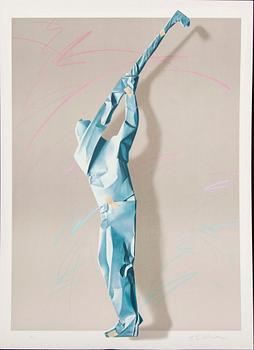 Yrjö Edelmann, a signed color lithograph, EA.