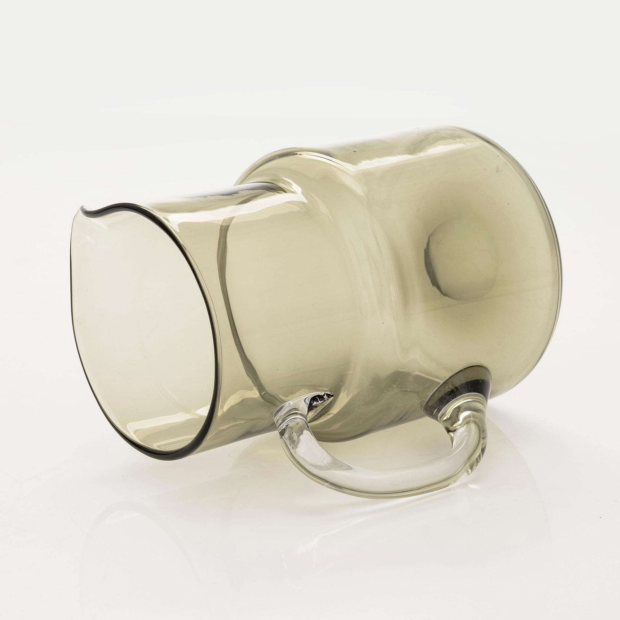 Saara Hopea, a 9-piece juice set, Nuutajärvi, Notsjö. Model designed in 1954.