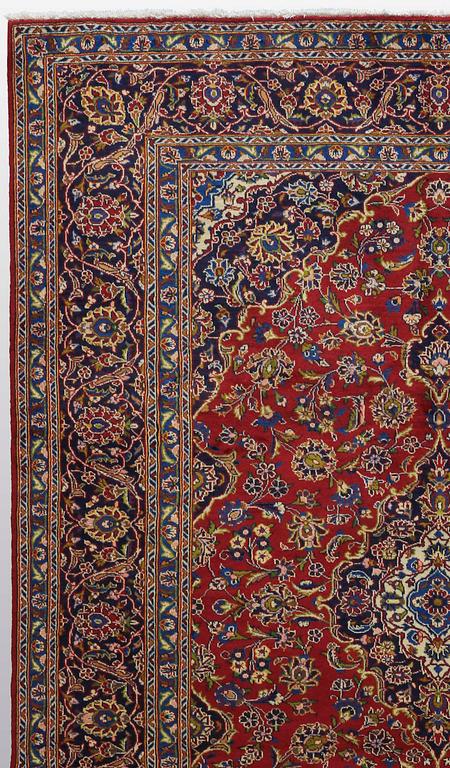 A CARPET, Kashan, around 275 x 200 cm.