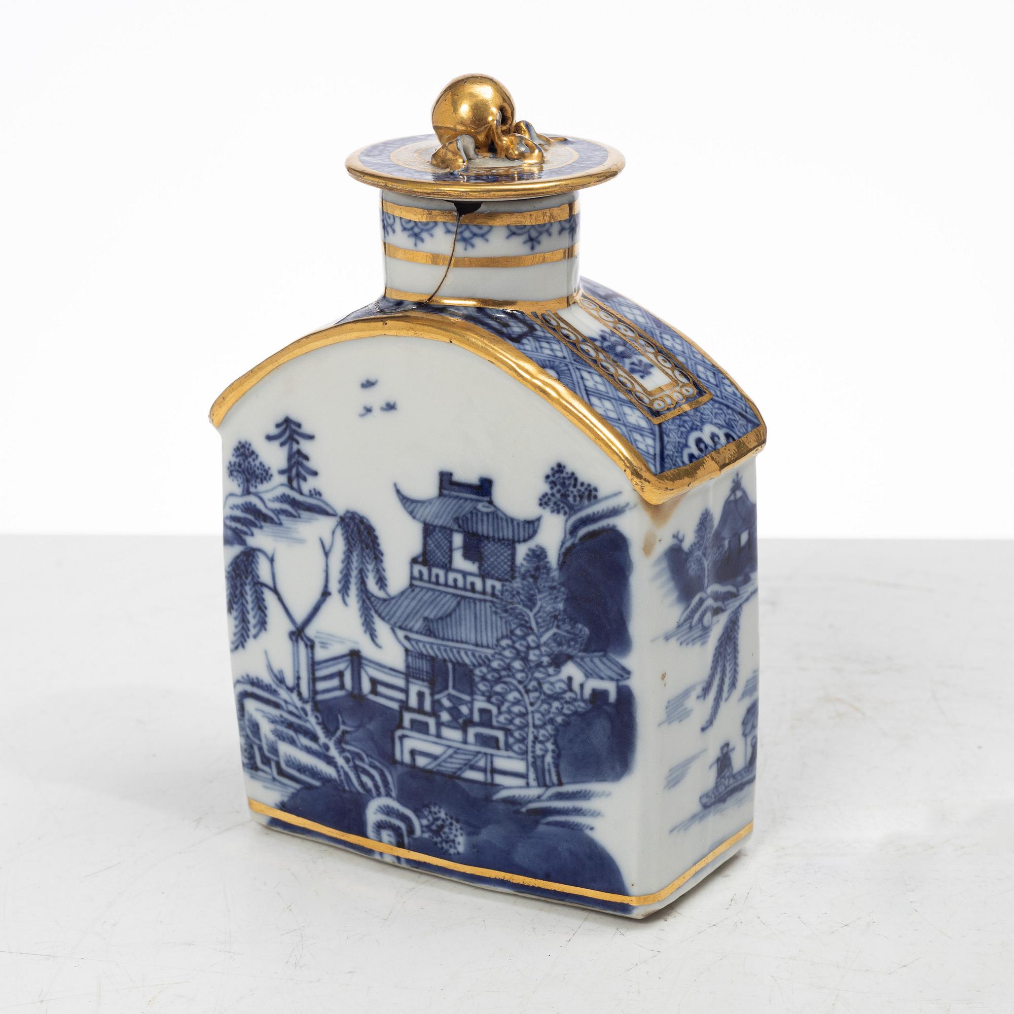 Teservis, 15 delar, kompaniporslin, Kina, Qingdynastin, Qianlong (1736-95).