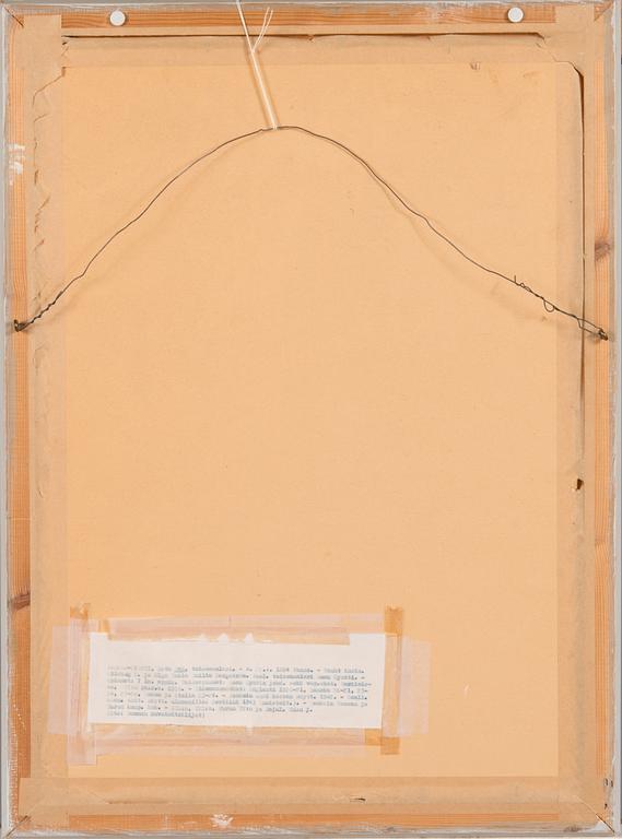 EVA BREMER-MYNTTI, oil on canvas laid on panel, signed and unclearly dated.