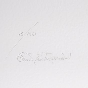 OSCAR REUTERSWÄRD, 5 st, färglitografier, signerade och numrerade 15/190, 188/190, 189/190 och 190/190.