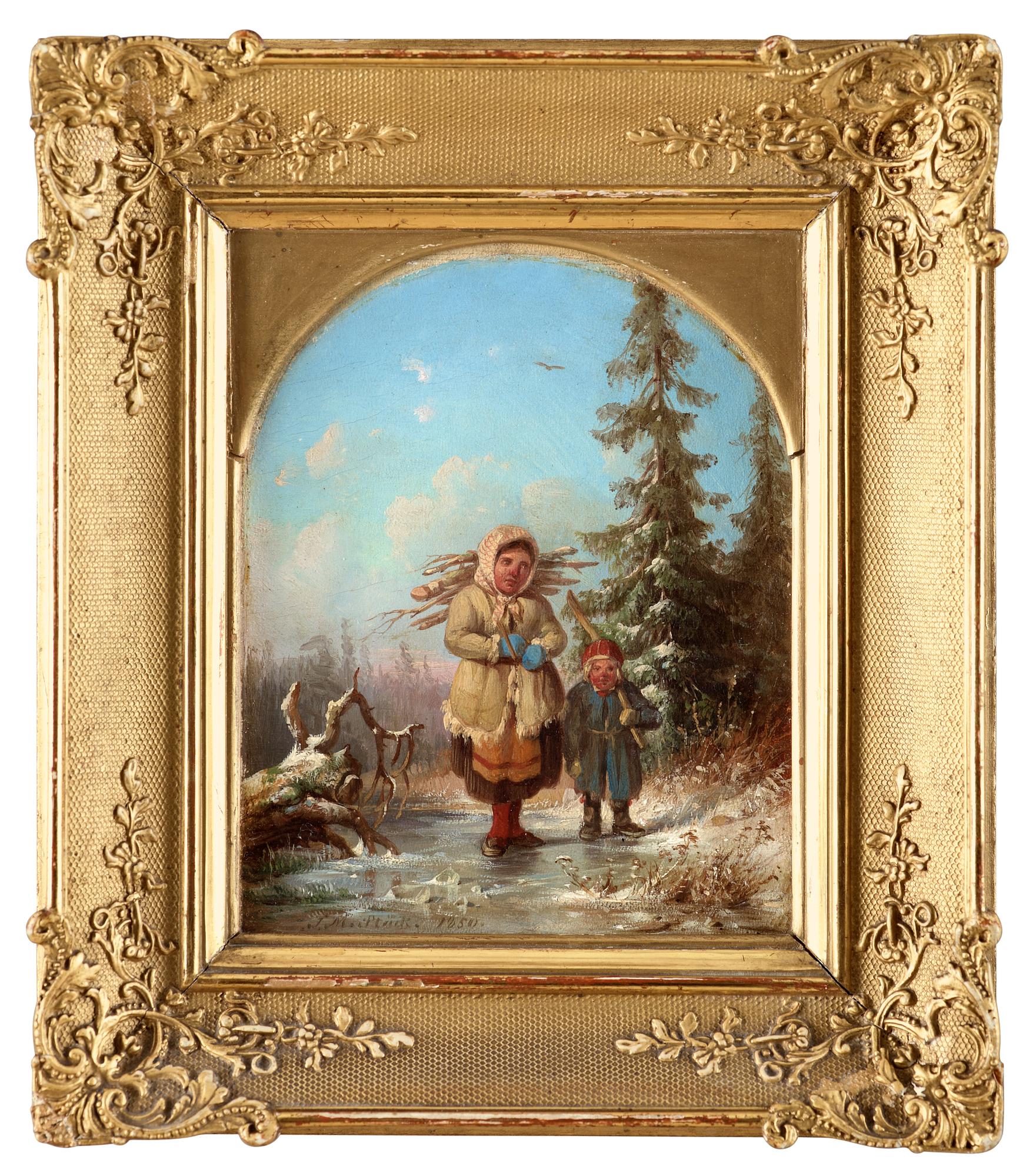 Joseph Magnus Stäck, Winter landscape.
