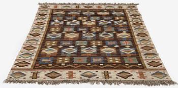 Märta Måås-Fjetterström, a 'Renaissance' drape, flat weave, c. 248 x 144 cm, signed MMF.