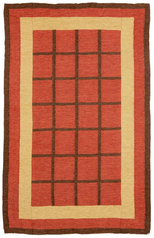 CARPET. Rölakan (flat weave). 273,5 x 172 cm. Sweden around 1950.
