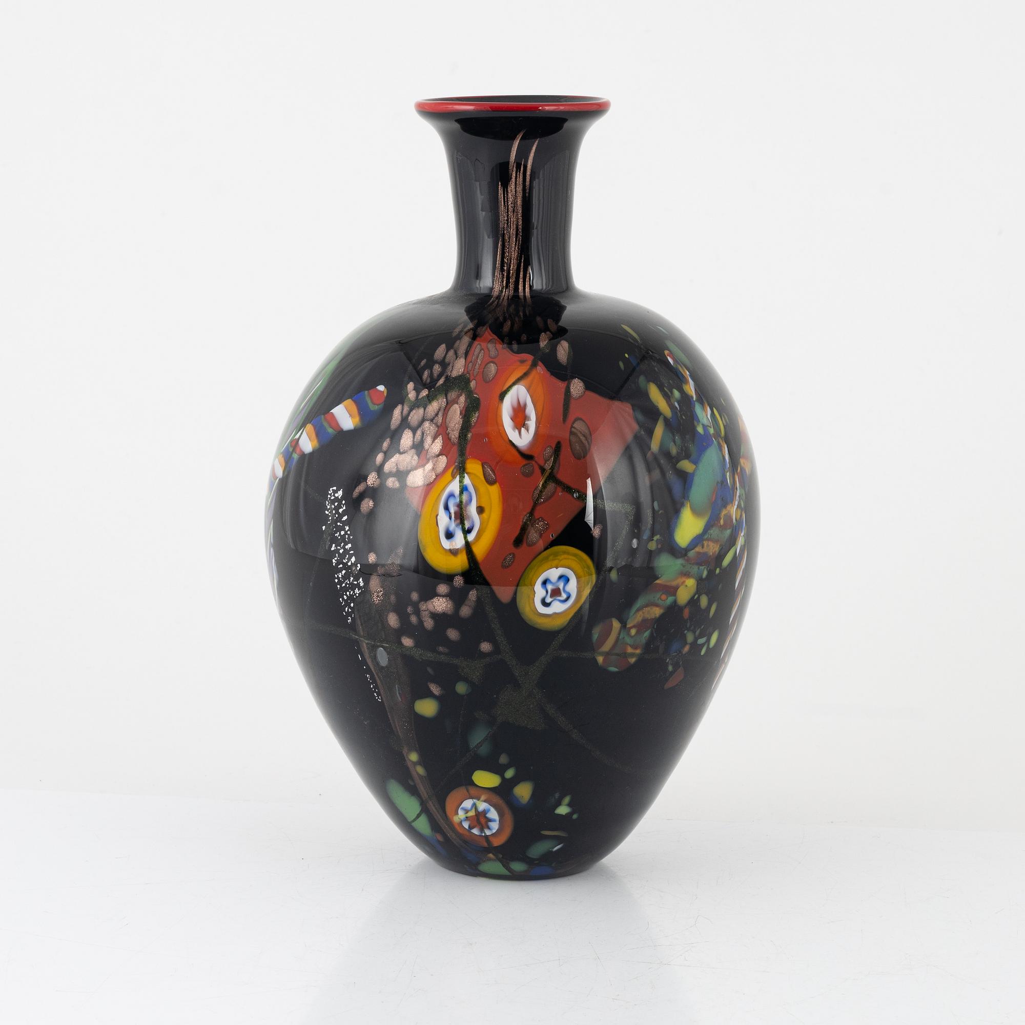 Jan Erik Ritzman, a glass vase, Transjö, Sweden.
