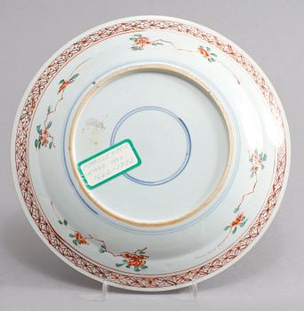 TALLRIKAR, 3st, porslin, Kina, Kangxi, 1700-tal.