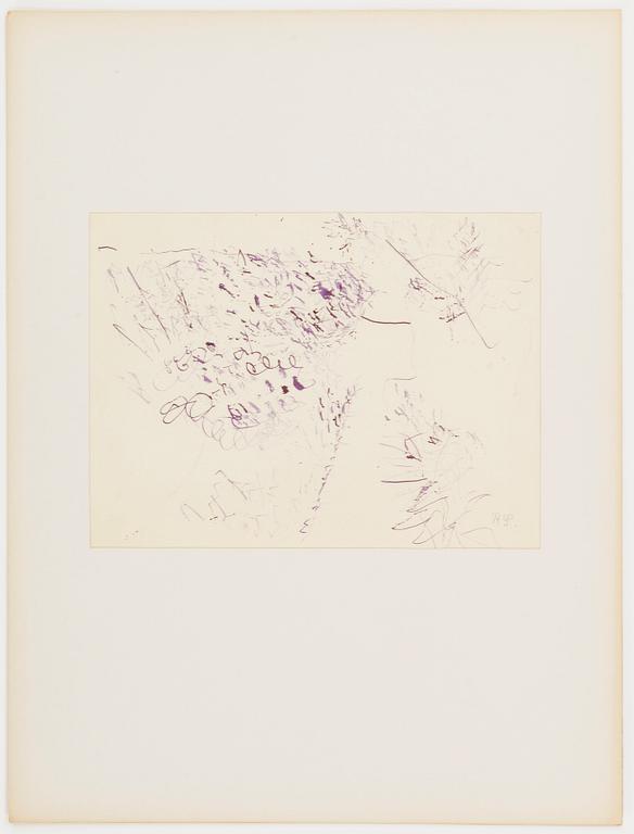 Ragnar Sandberg, ink drawings, 4, signed RS.