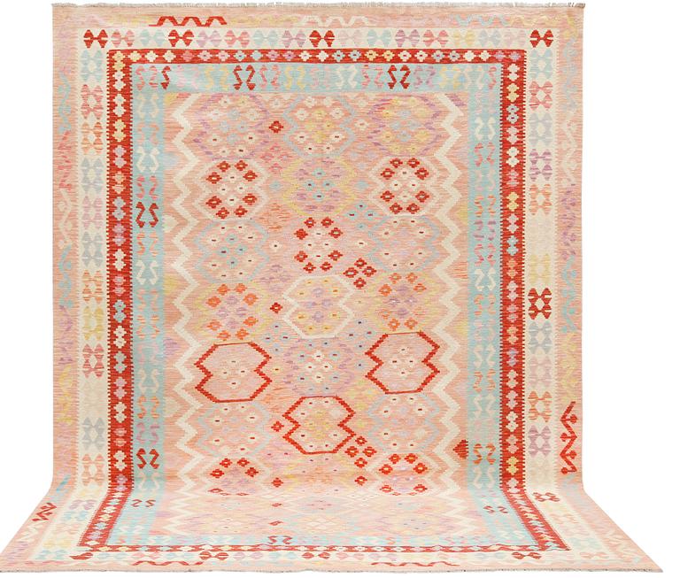 A kilim carpet, c 343 x 256 cm.