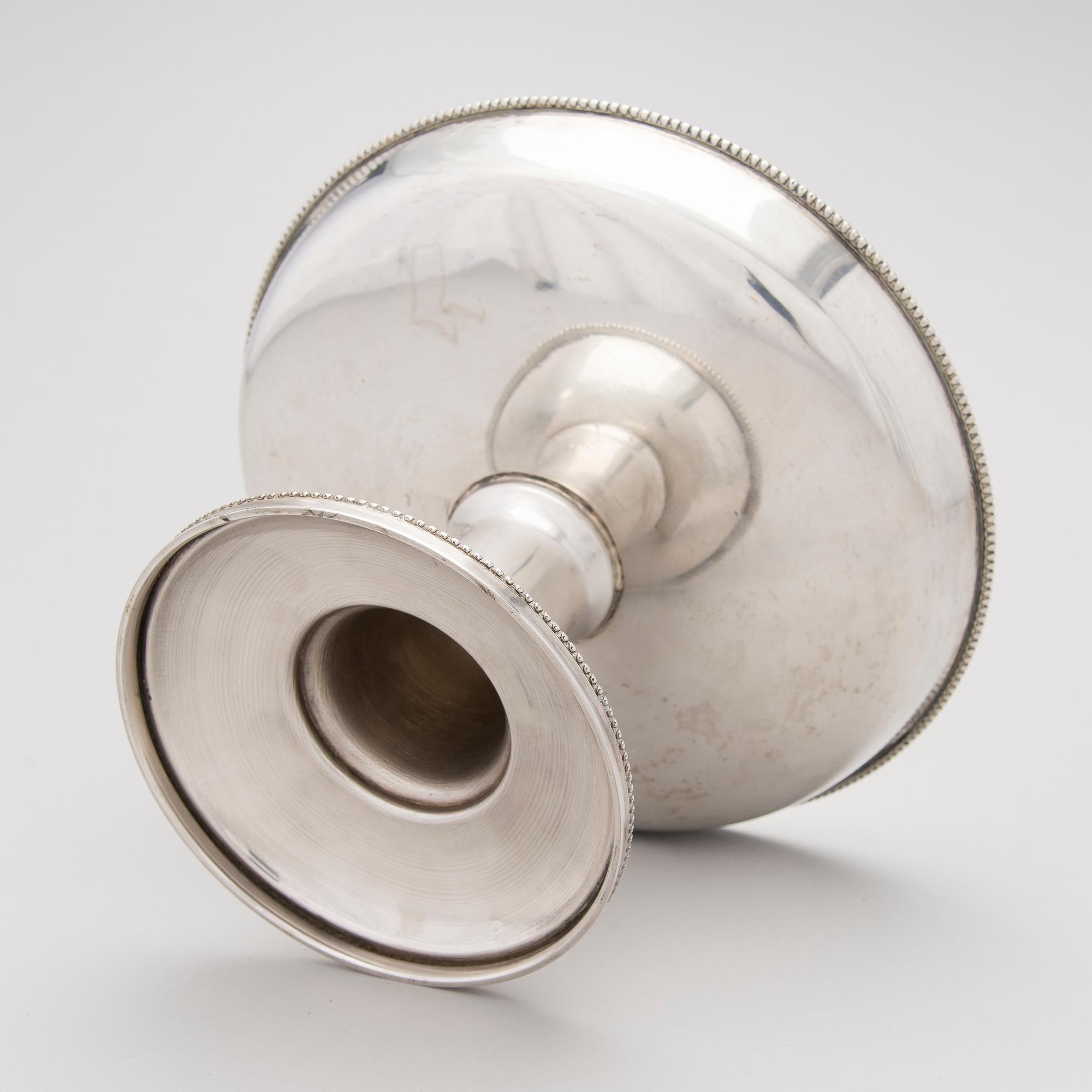 A footed Austro-Hungarian Empire silver bowl, mark of Silberwarenfabrik Alexander Sturm, Vienna 1867-1922.