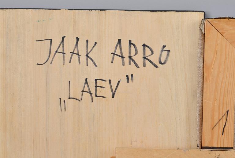 JAAK ARRO, öljy kankaalle, puureliefejä, signeerattu ja päivätty -90.