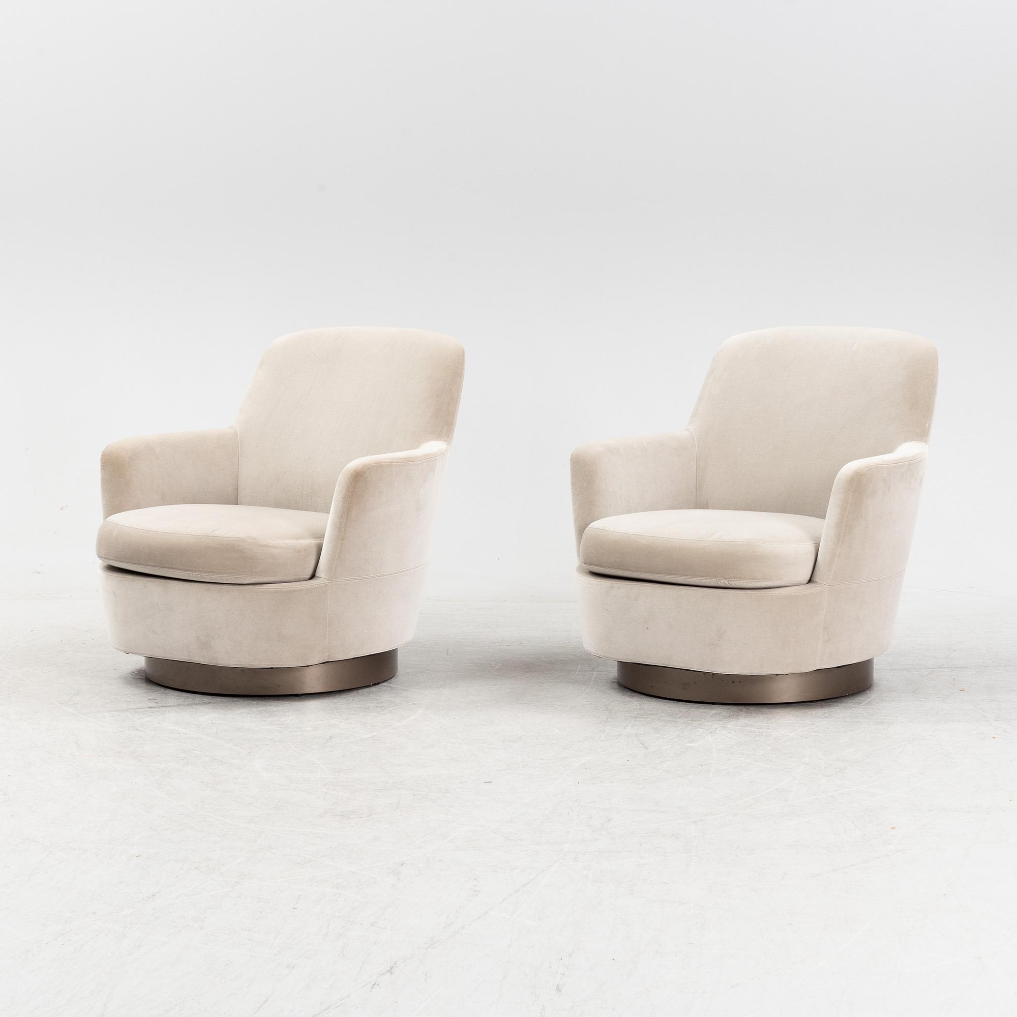 Rodolfo Dordoni, fåtöljer, ett par, "Jacques", Minotti, Italien.