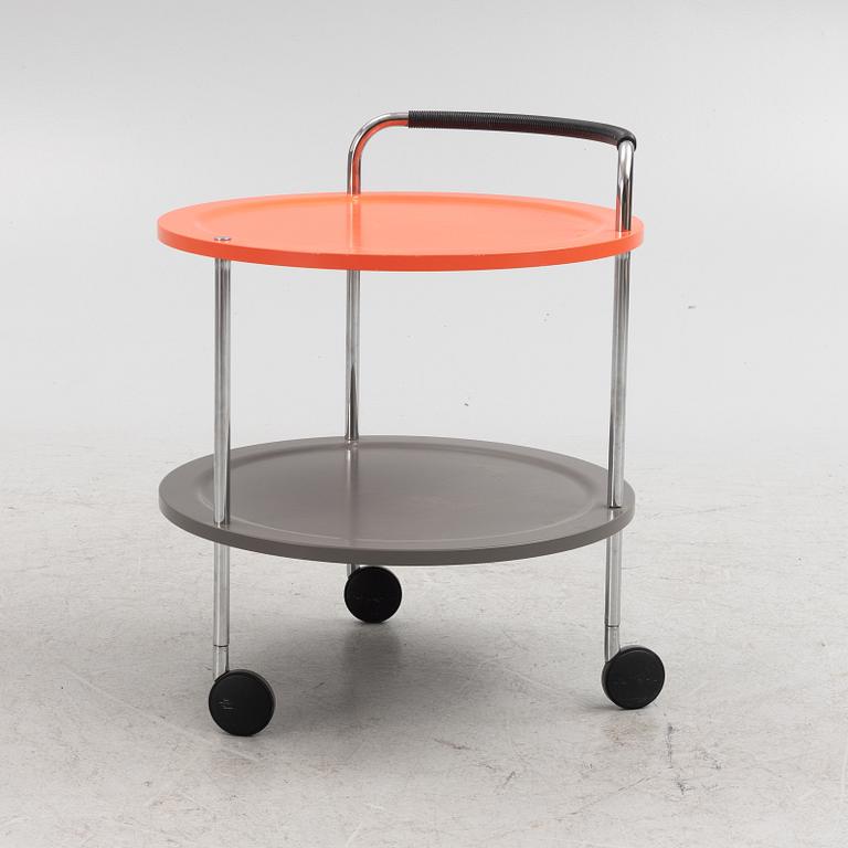 A serving trolley, late 20th Century.