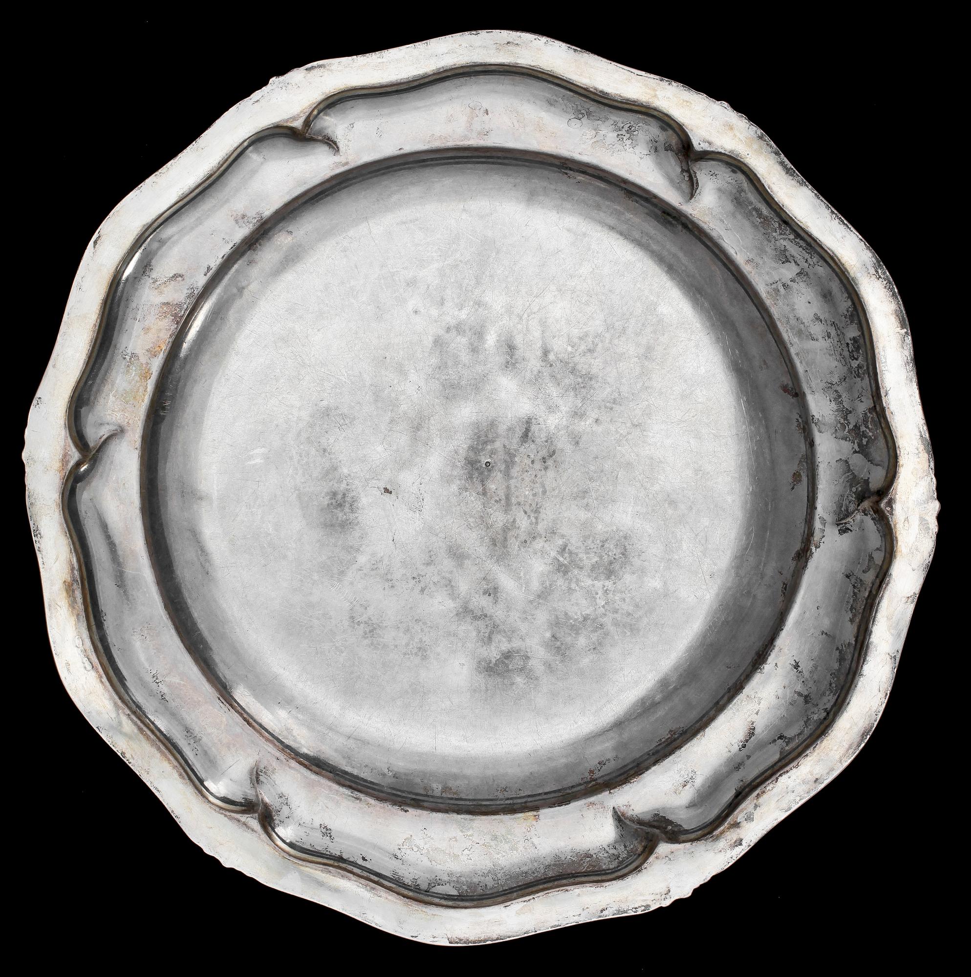 FAT, silver, importstämplar, Carl Fredrik Carlman, Stockholm, 1924. Tot ca 779 g.