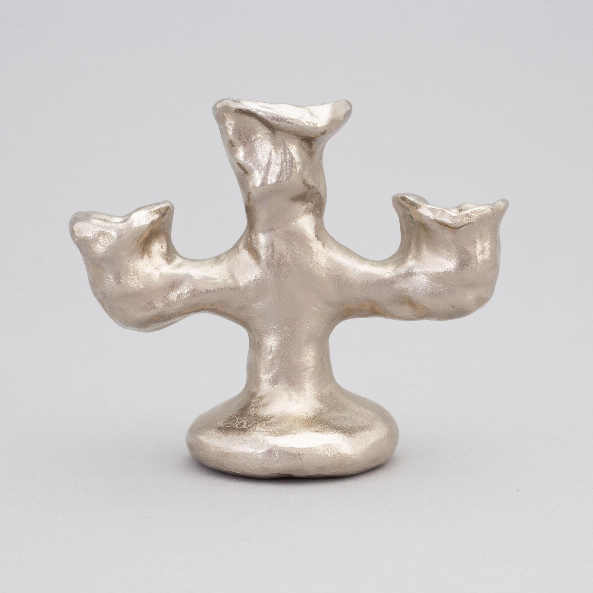 Dan Wolgers, skulptur/kandelaber, brons, signerad.