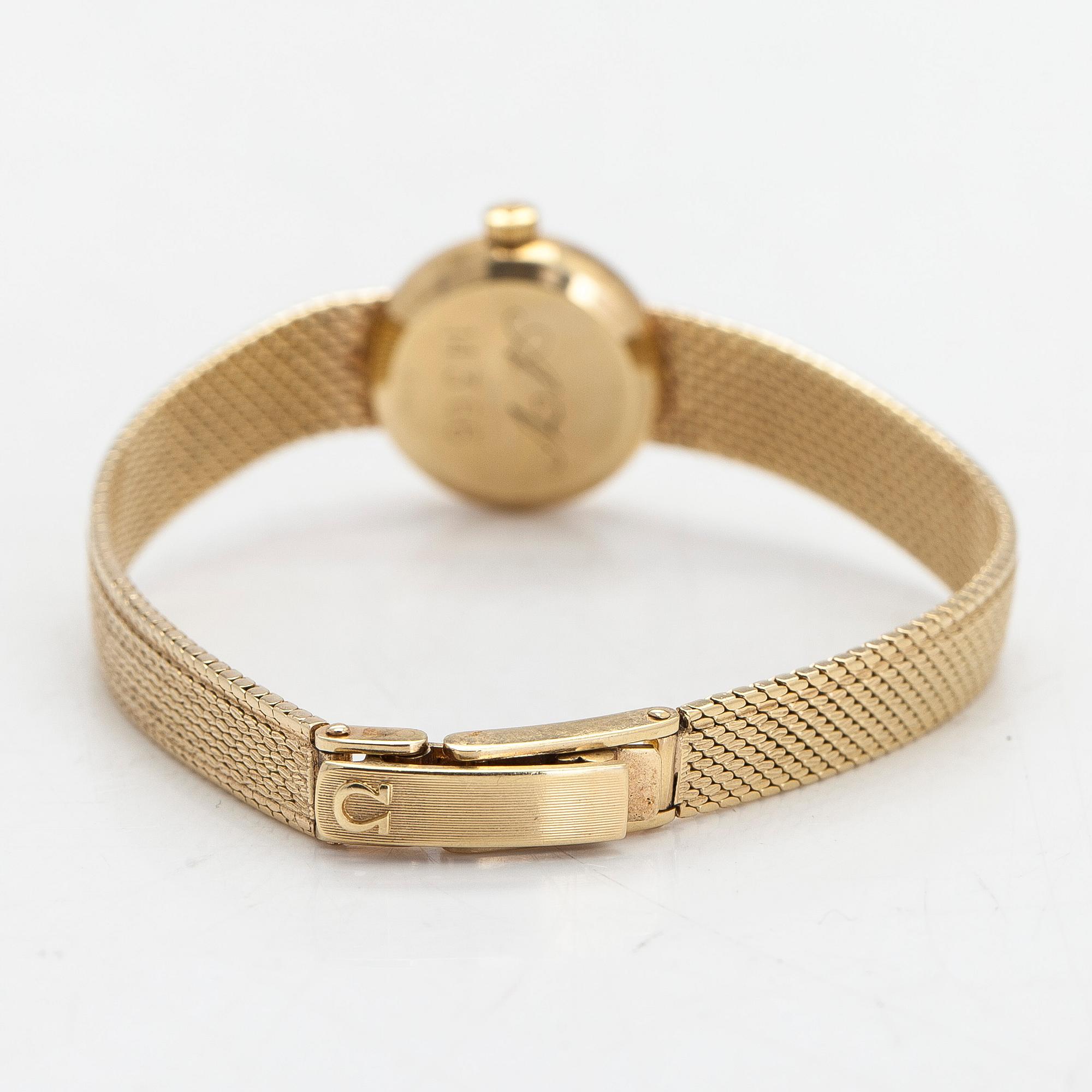 Omega, armbandsur, 17 mm.