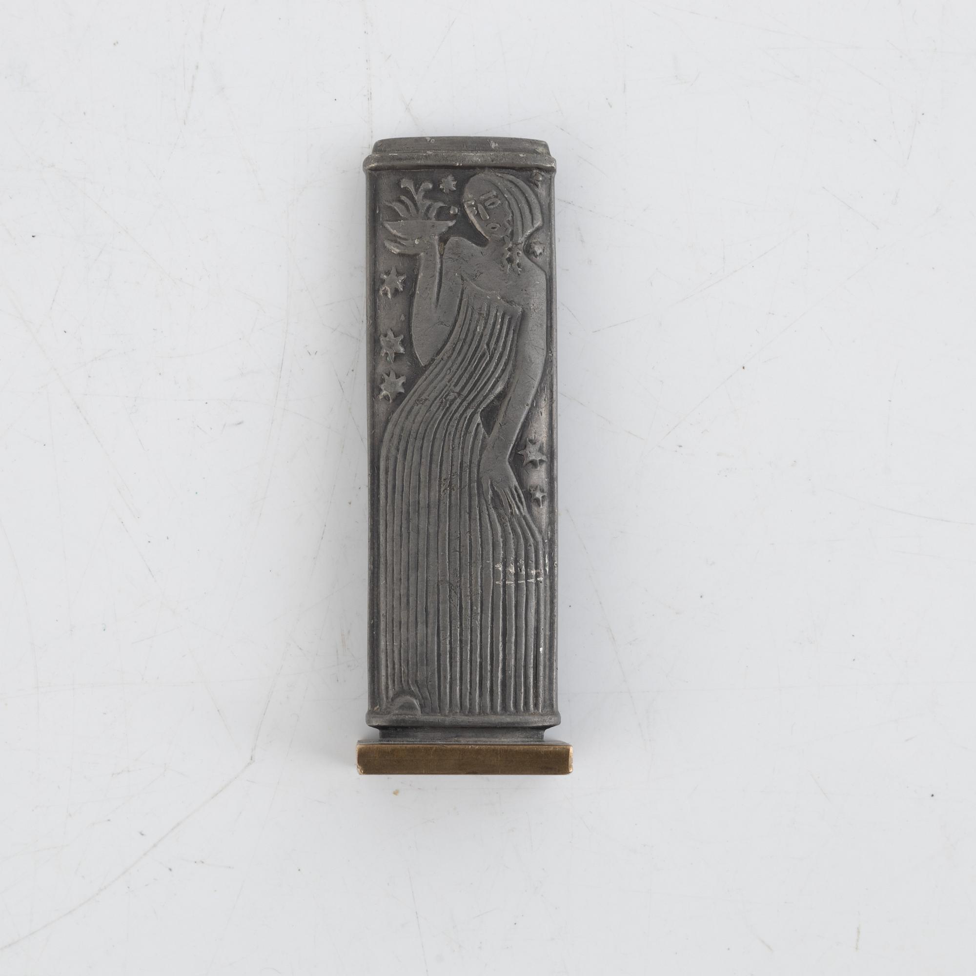 Sylvia Stave, letter opener and seal stamp, first half of the 20th century, CG Hallberg.