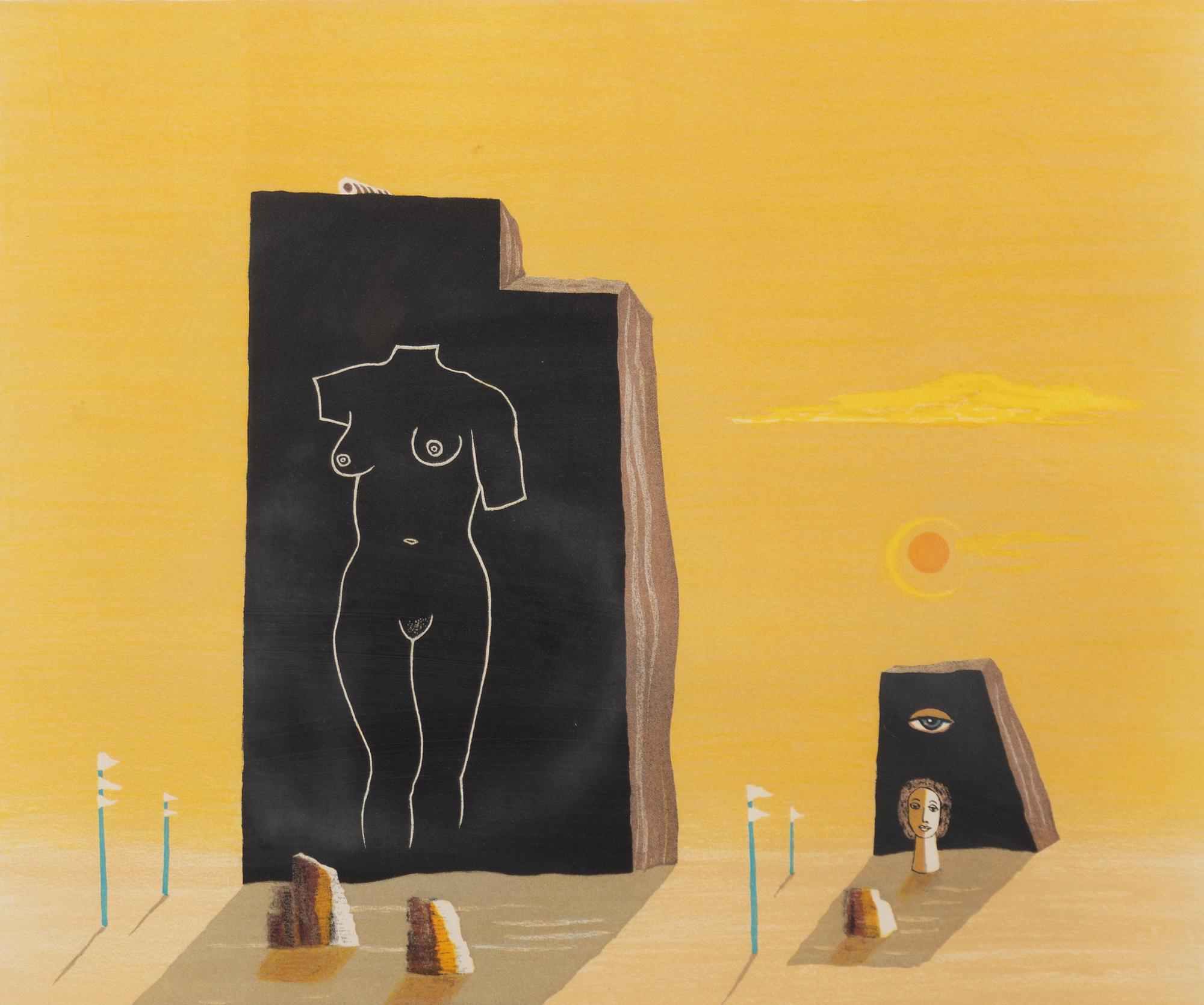 Esaias Thorén, Surrealist composition.