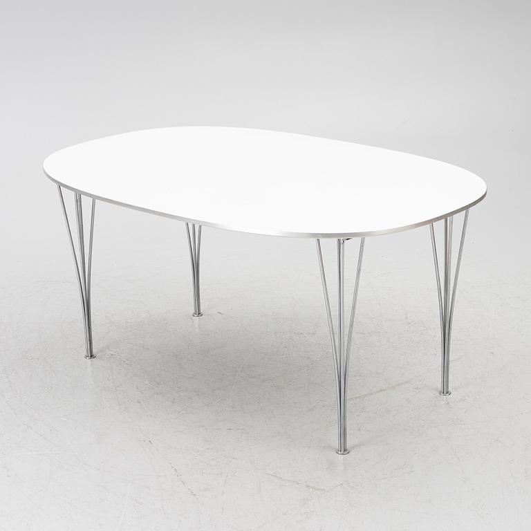 Bruno Mathsson & Piet Hein, dining table, “Superellips”, Fritz Hansen, Denmark, 1988.